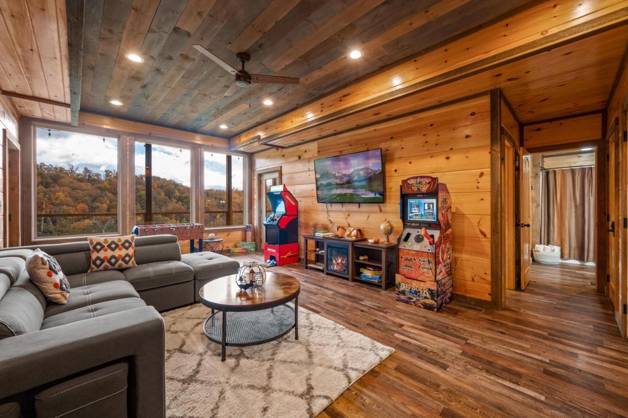 The Overlook - '21 Cabin - Gorgeous Unobstructed Views - Fire Pit Table - Gamerm - Hottub - Xbox - Lots Of Bears Gatlinburg Exterior foto